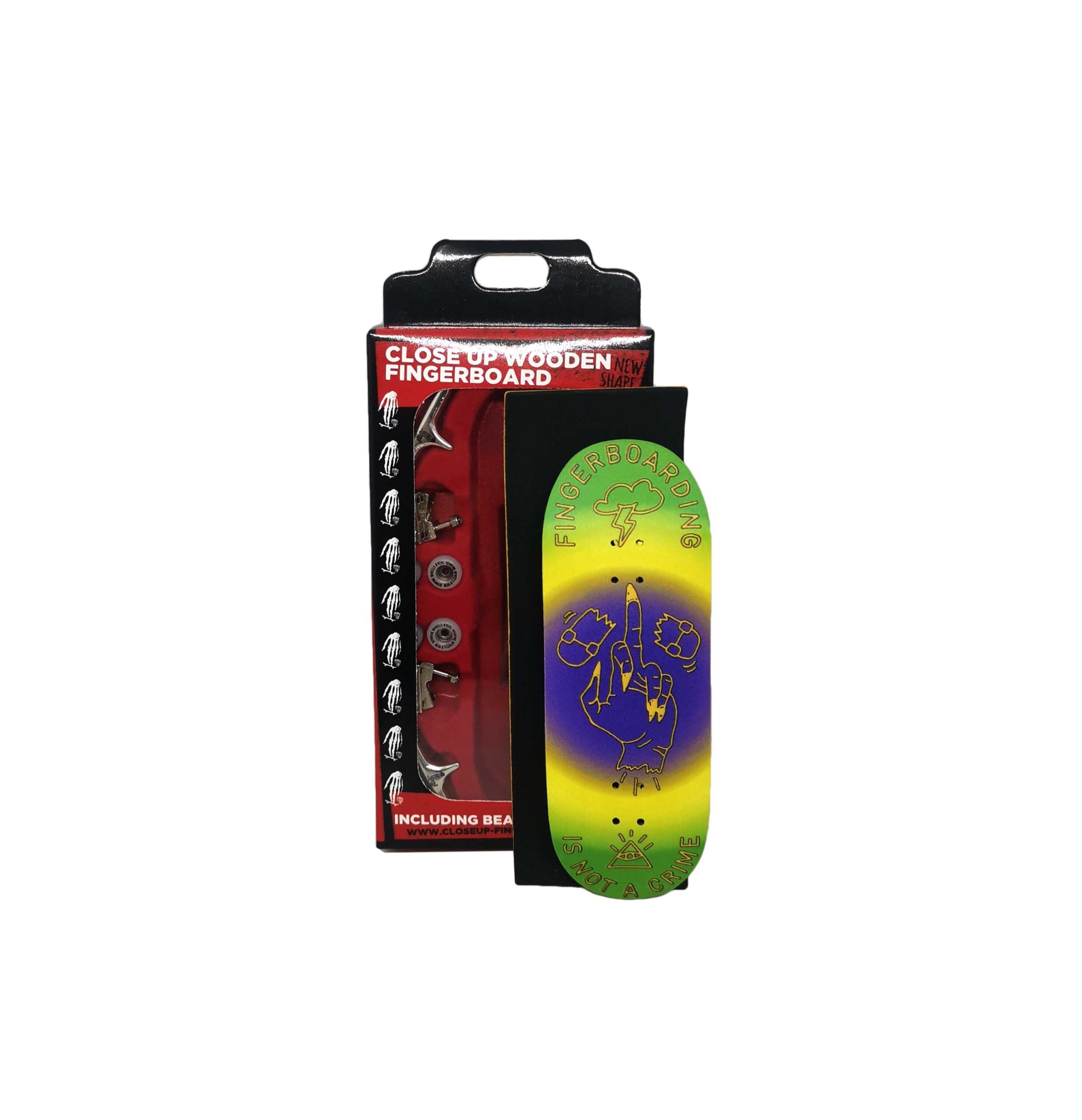 Close Up - Fingerboarding Is Not A Crime 34mm (Pro Truck Edition)