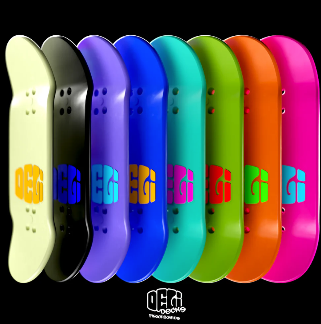 Deli Decks - "Time Management" Poly Fingerboard Deck