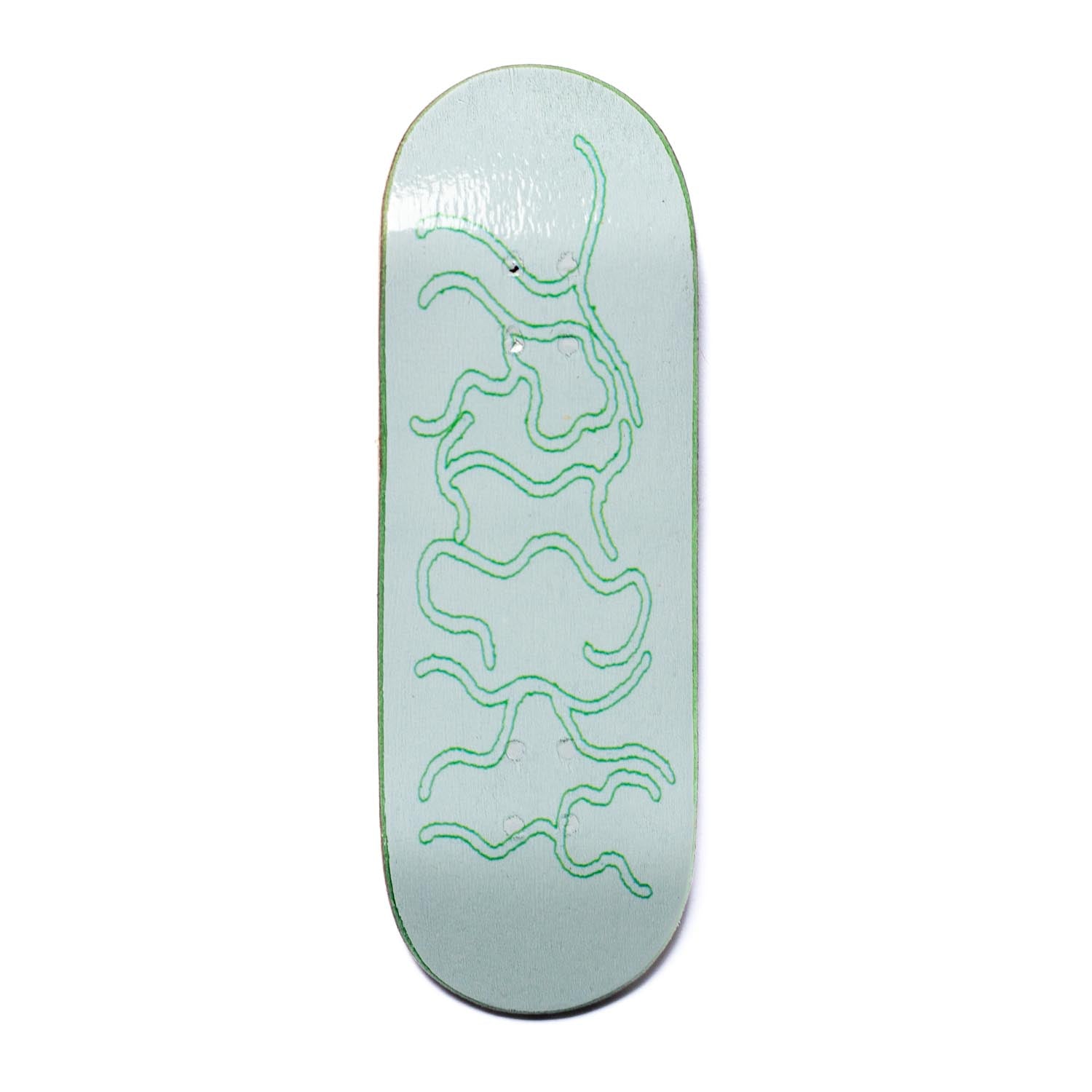 Tricky Fingerboards - "Conjunction" Green on White