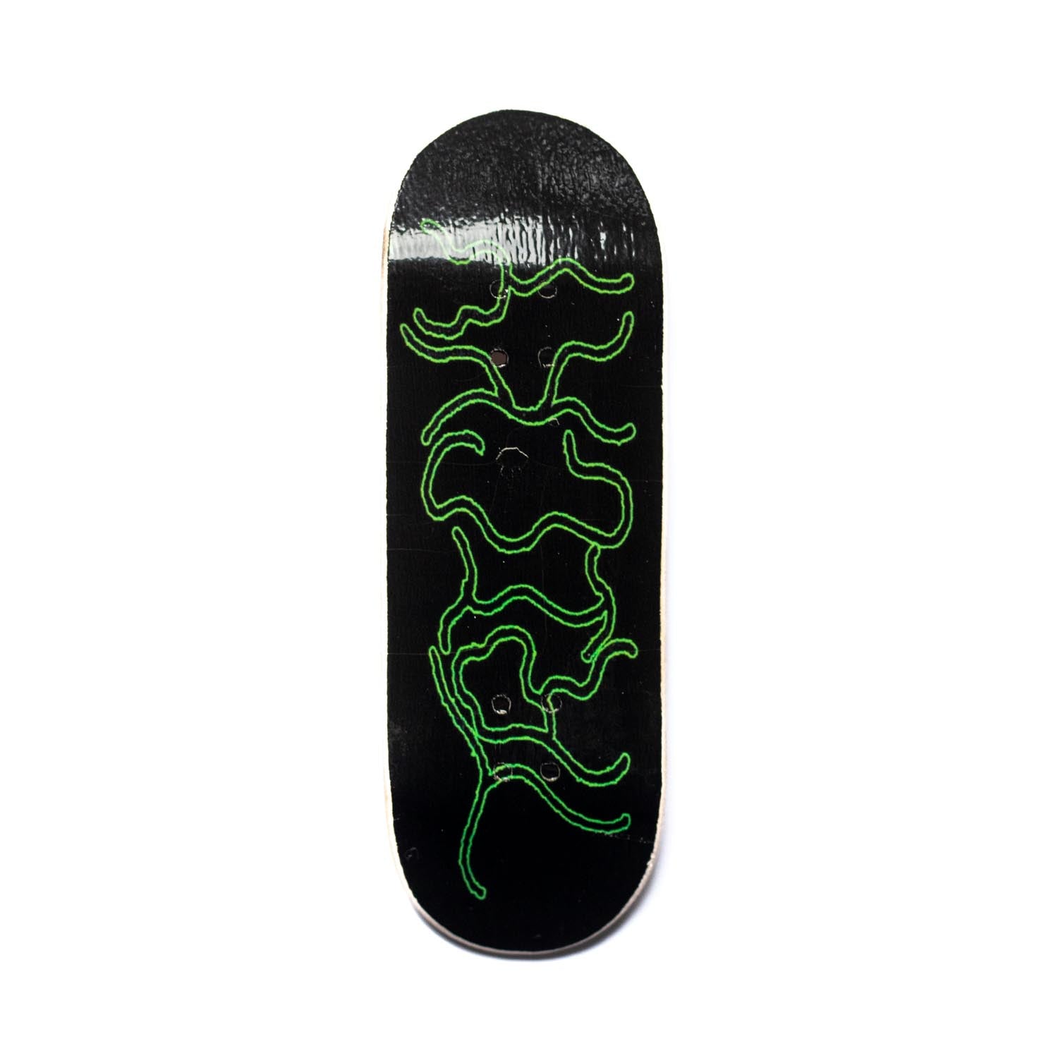 Tricky Fingerboards - "Conjunction" Green on Black