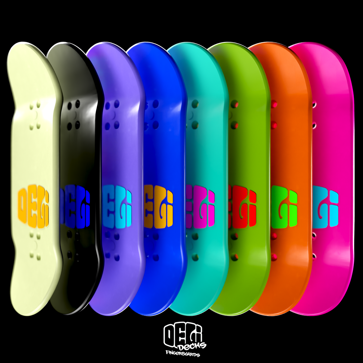 Deli Decks - "AFBFBC" Poly Fingerboard Deck