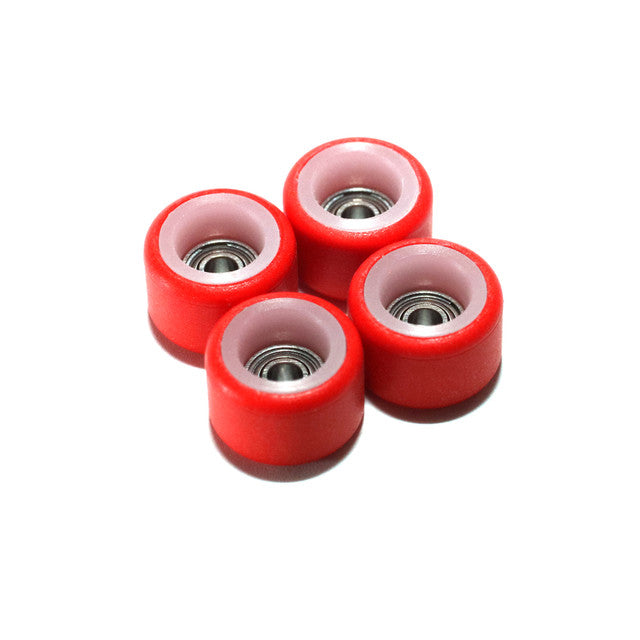 FlatFace Wheels - Dual Durometer White/Red