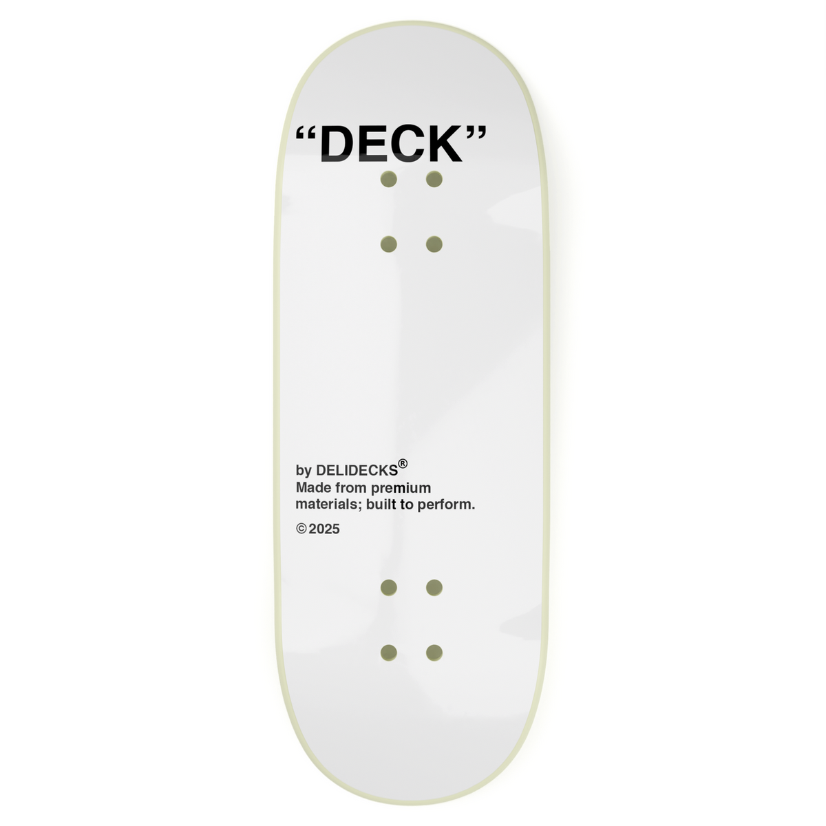 Deli Decks - "Off" Poly Fingerboard Deck
