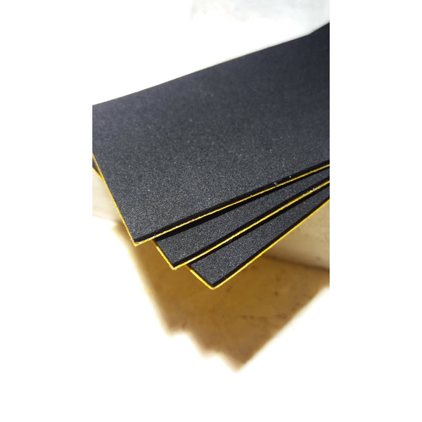 Black Velvet Fingerboard Tape Single Sheets Foam Griptape for Fingers