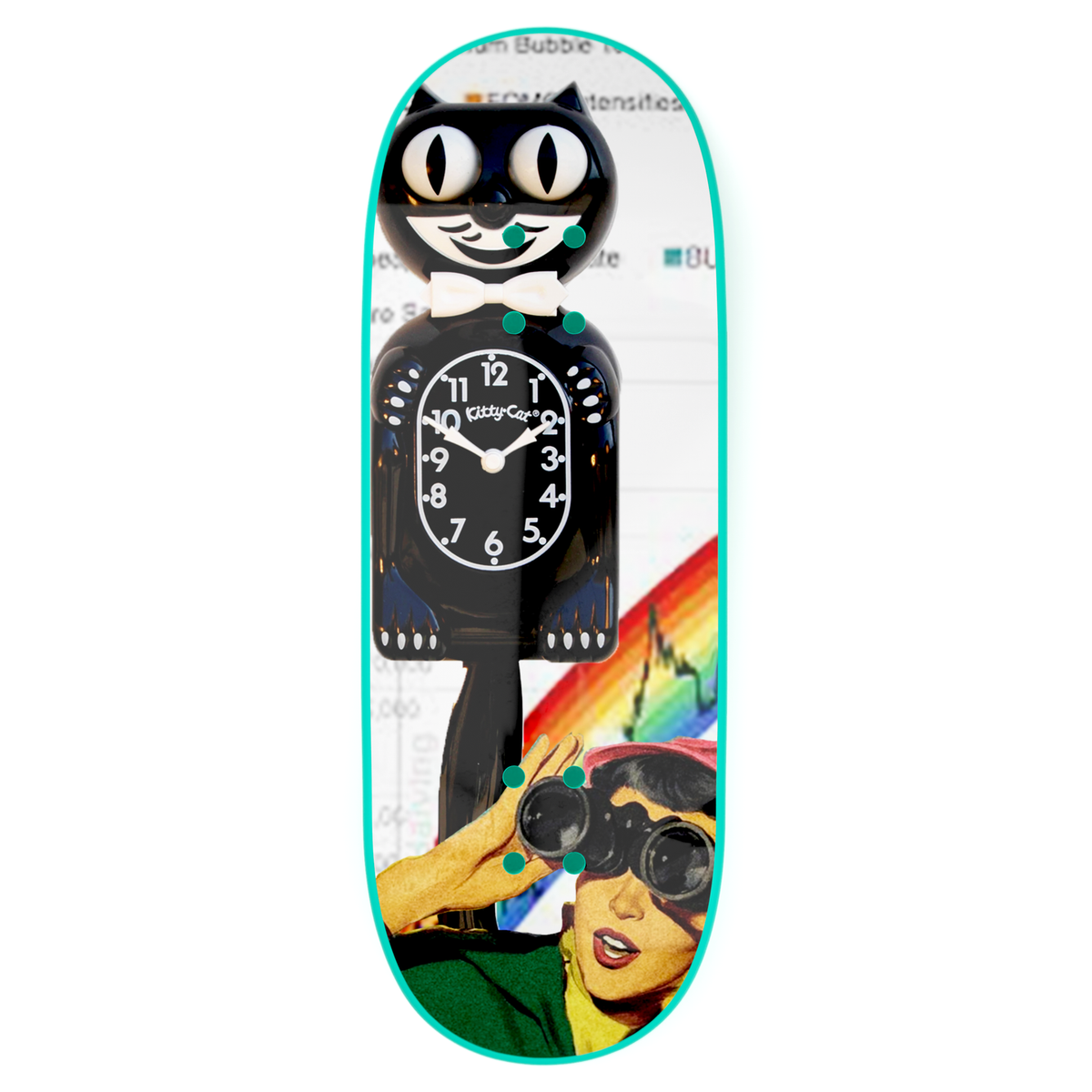 Deli Decks - "Time Management" Poly Fingerboard Deck
