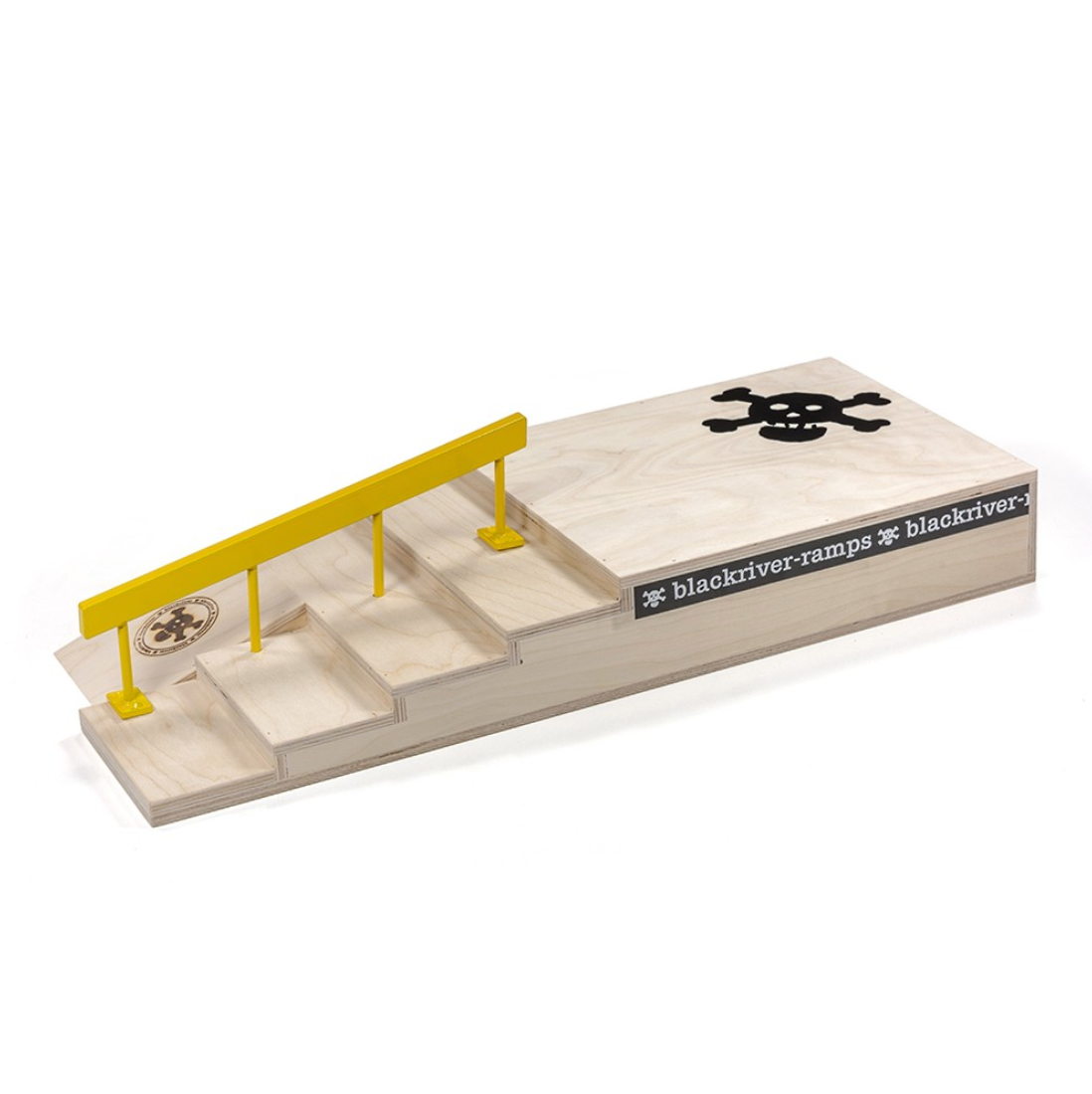 Blackriver ramps - Stairset Square Rail Yellow New