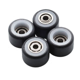 FlatFace Wheels - Dual Bearing Dual Durometer V1 Bearing Wheels - White/Black