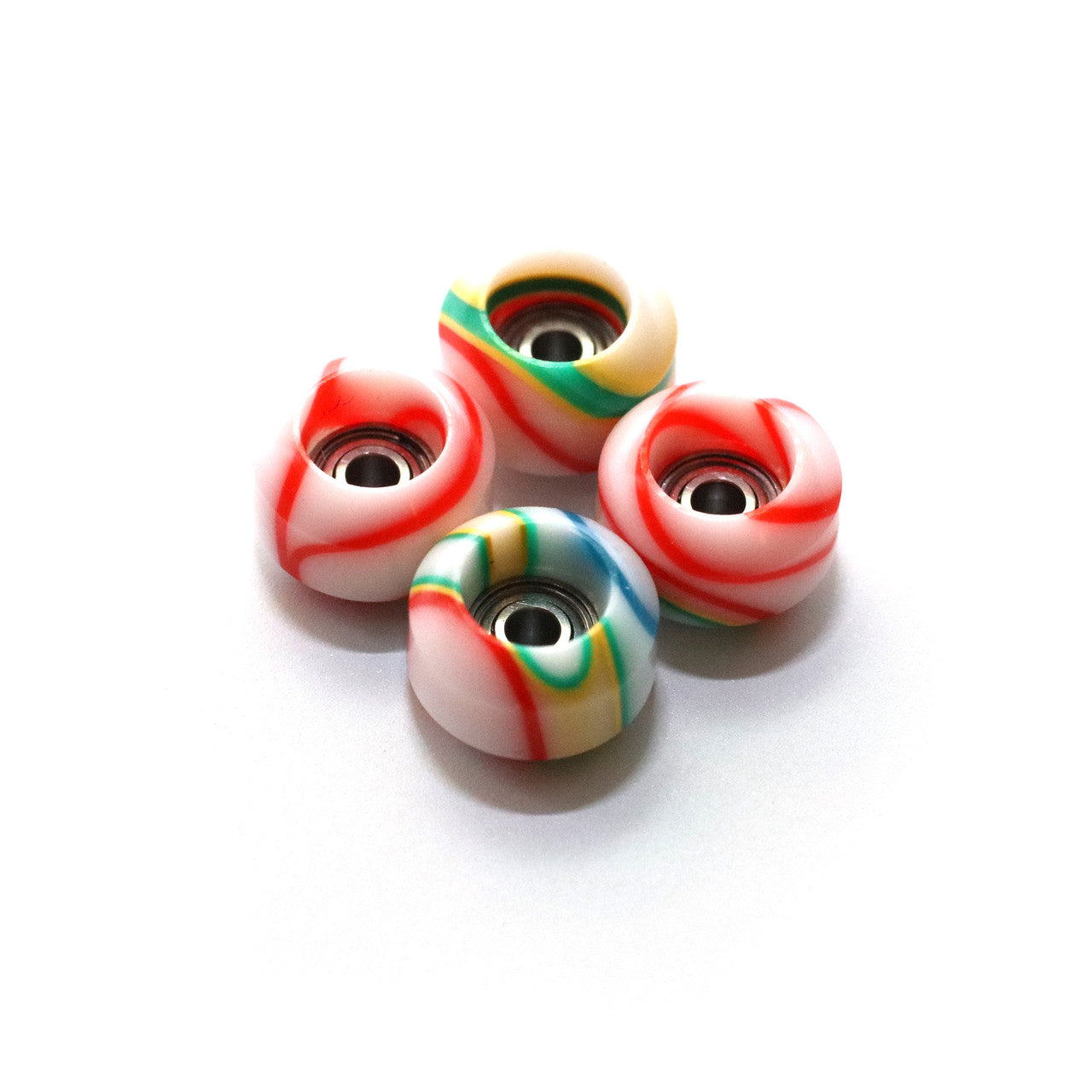 FlatFace Wheels - Streetshape Candy Swirl Red