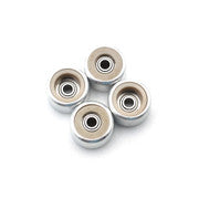 FlatFace Wheels - Dual Durometer Tan/Silver