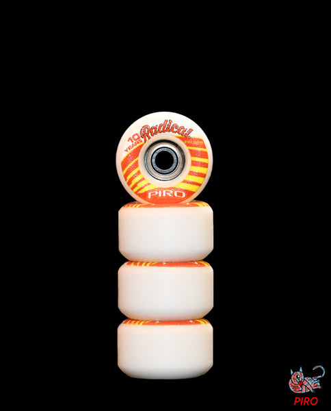 Piro Wheels - Radical 10 Years Collab 65D Performance Urethane Wheels ...