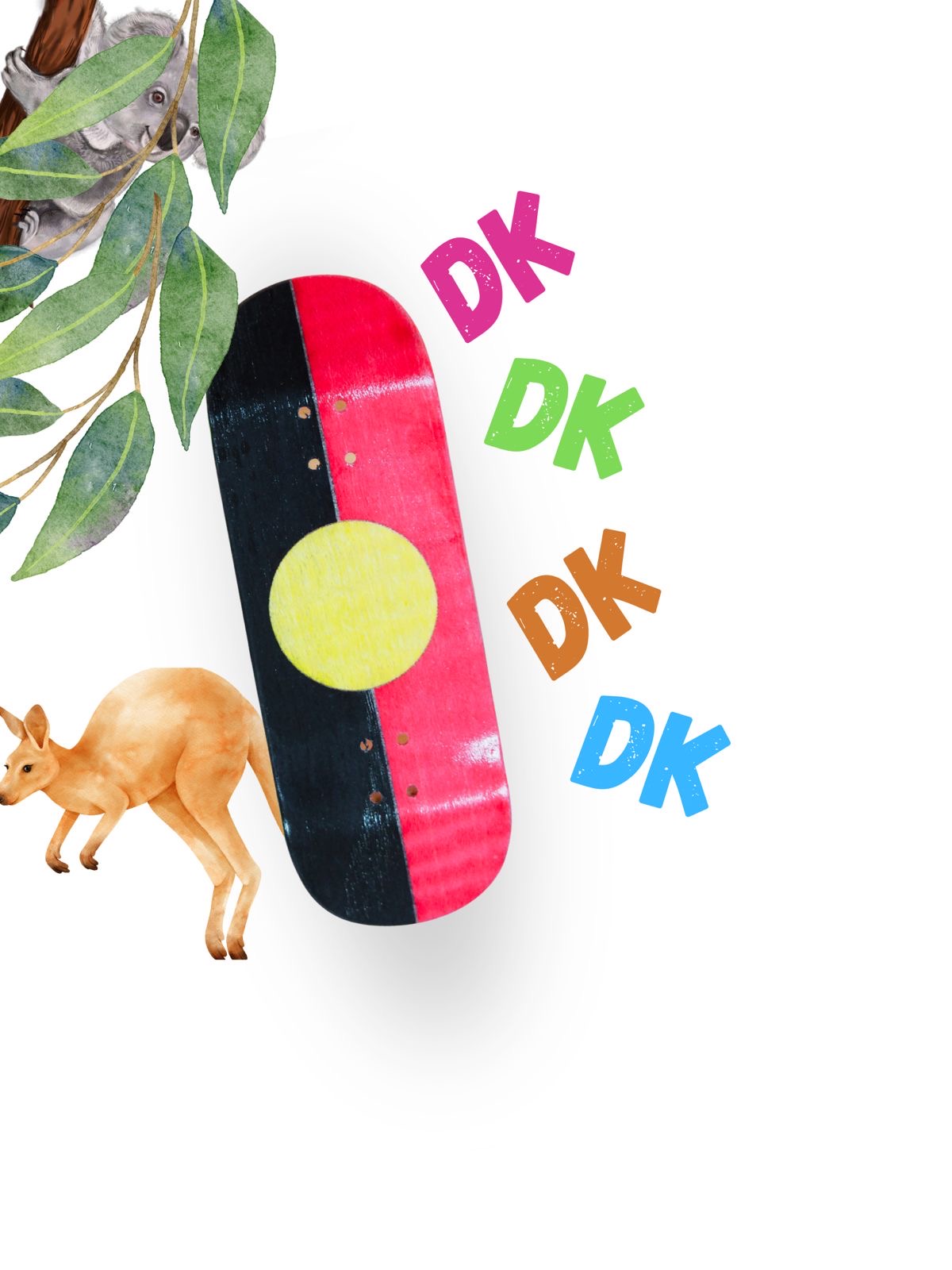 DKFB - Aboriginal Flag Split Ply