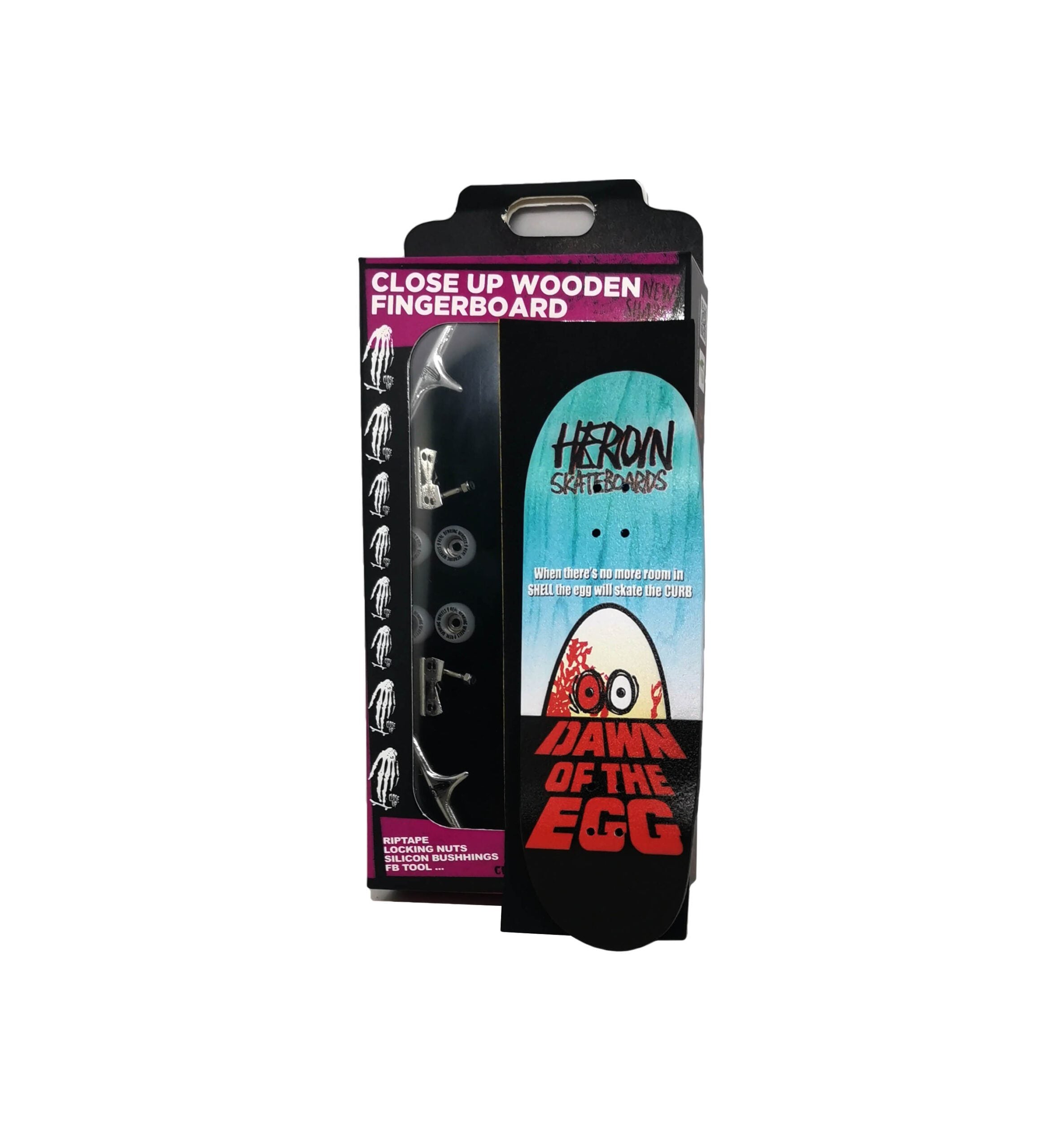 Close Up - Heroin Skateboards Dawn Of The Egg 32mm (Pro Truck Edition)