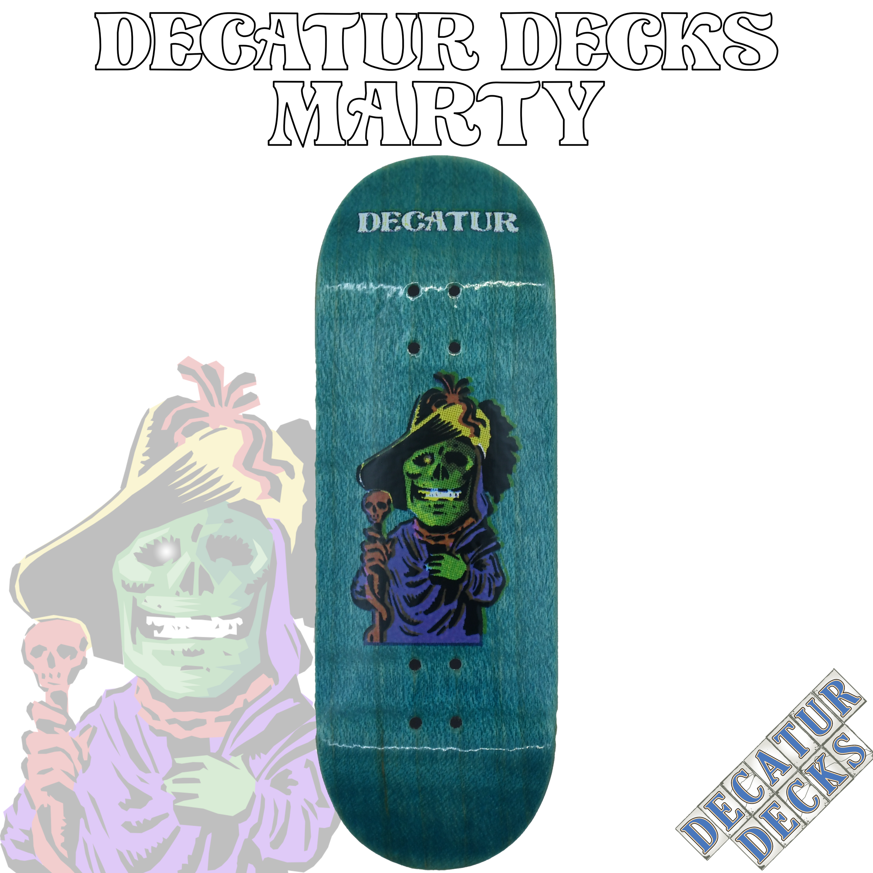Decatur Decks - Marty 34mm (Holographic)