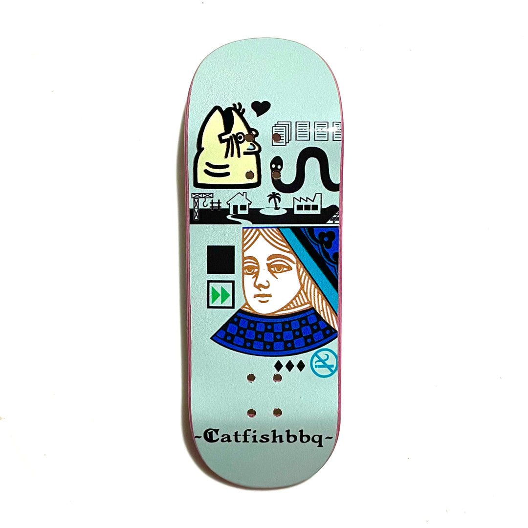 CatfishBBQ - Her Majesty Teal 32mm