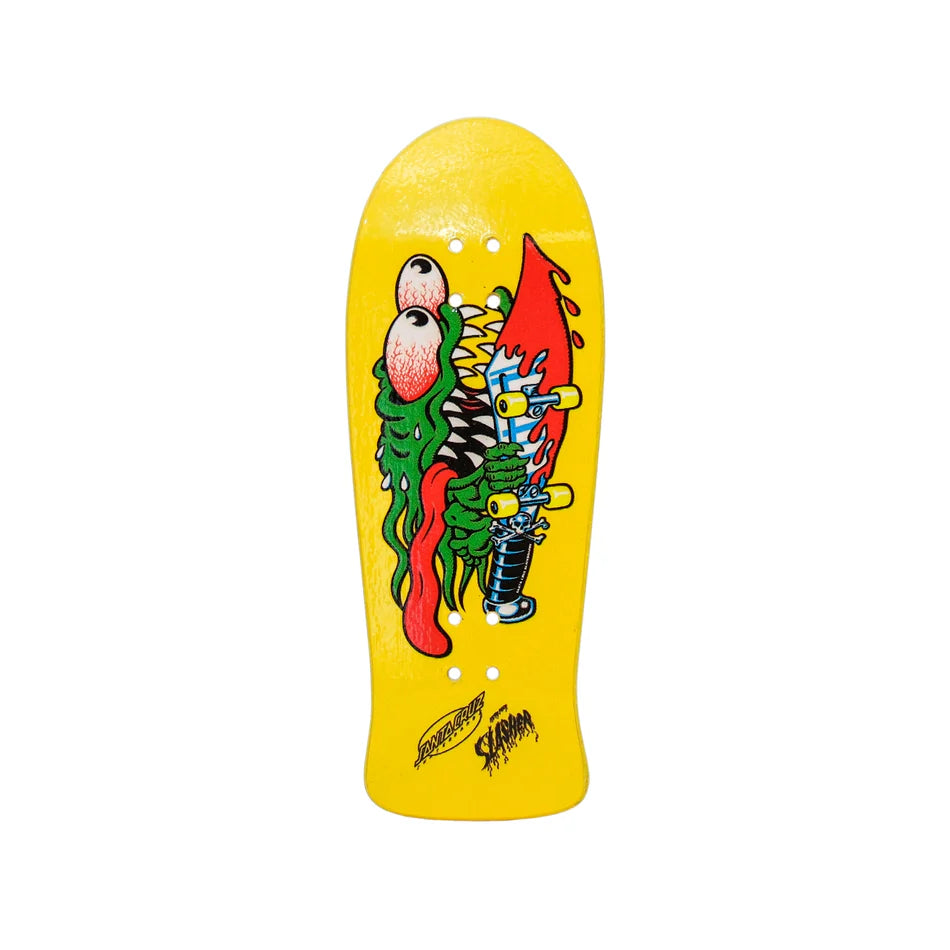 Joycult X Santa Cruz - Meek Slasher Yellow Reissue Deck 36MM
