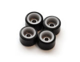FlatFace Wheels - Dual Durometer V1 Bearing Wheels - White/ Black