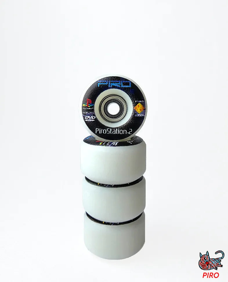 Piro Wheels - PiroStation (White) – Real Wear Graphic Performance Wheels (P3)