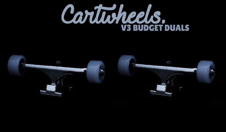 Cartwheels V3 Budget Dual Bearing + Rad Trucks V2 32mm - Combo