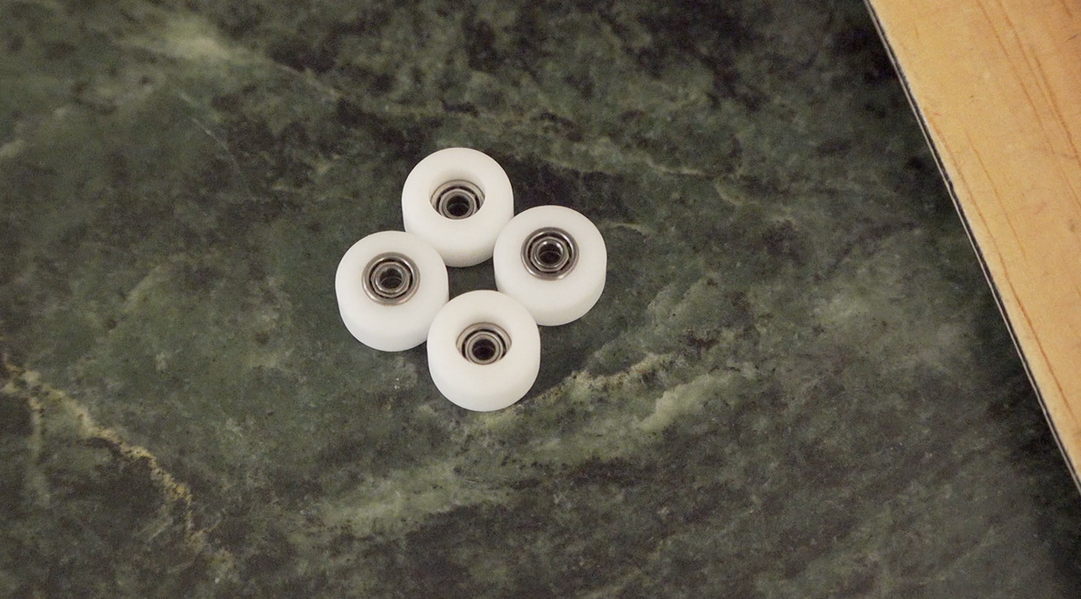 FlatFace Wheels - G9-T White Dual Bearing