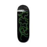 Tricky Fingerboards - "Conjunction" Green on Black