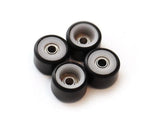 FlatFace Wheels - Dual Bearing Dual Durometer V1 Bearing Wheels - White/ Black