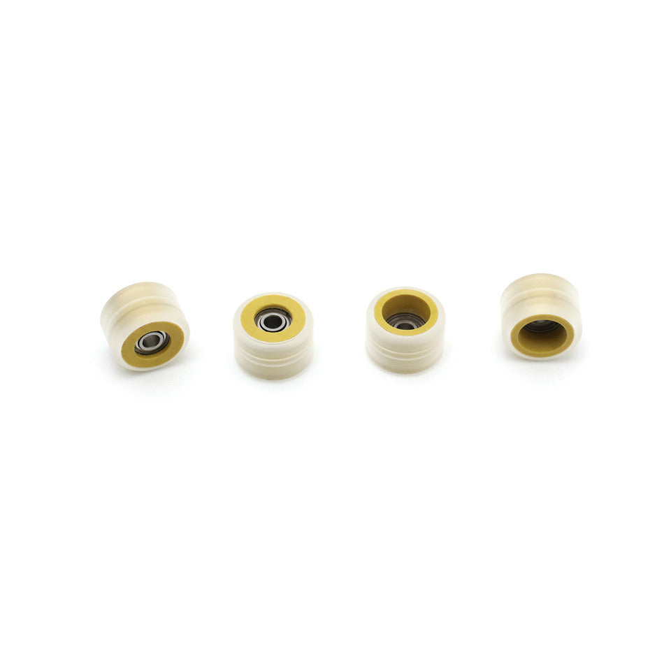 FlatFace Wheels - Dual Durometer Gold/Clear