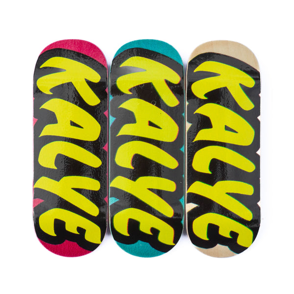 Kalye Decks "Clear Logo" Chubby Muffin Fingerboard Kayle Decks