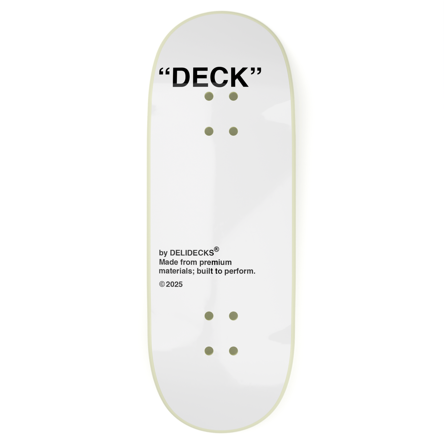 Deli Decks - "Off" Poly Fingerboard Deck