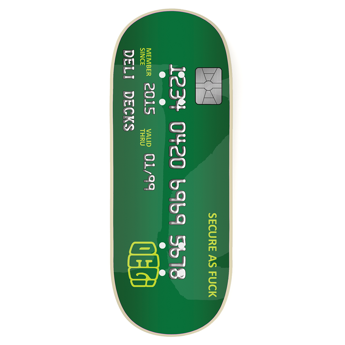 Deli Decks - "Spend Me" Wooden Deck