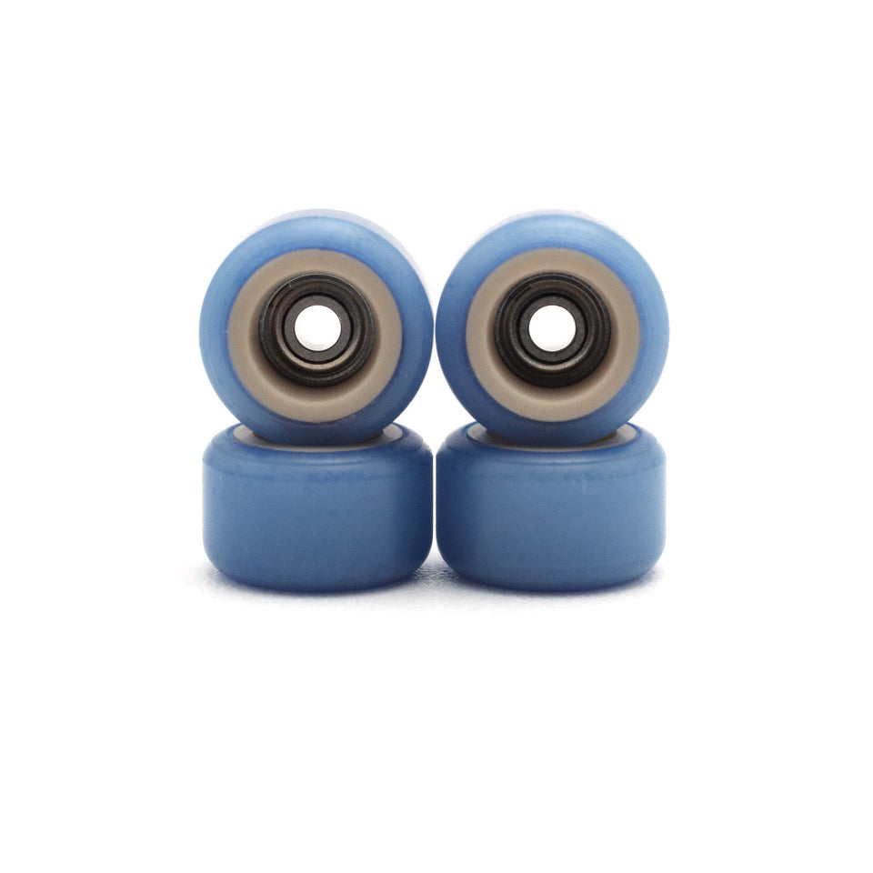 FlatFace Wheels - Dual Durometer V2 Tan/Blueberry