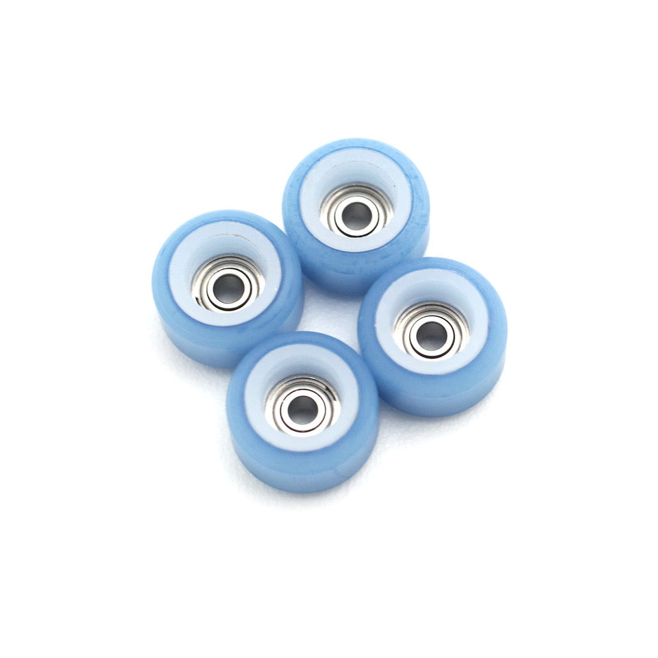 FlatFace Wheels - Dual Durometer V2 White/Blueberry