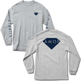 Diamond Supply Co - Long sleeve Tee Solid Heath Large