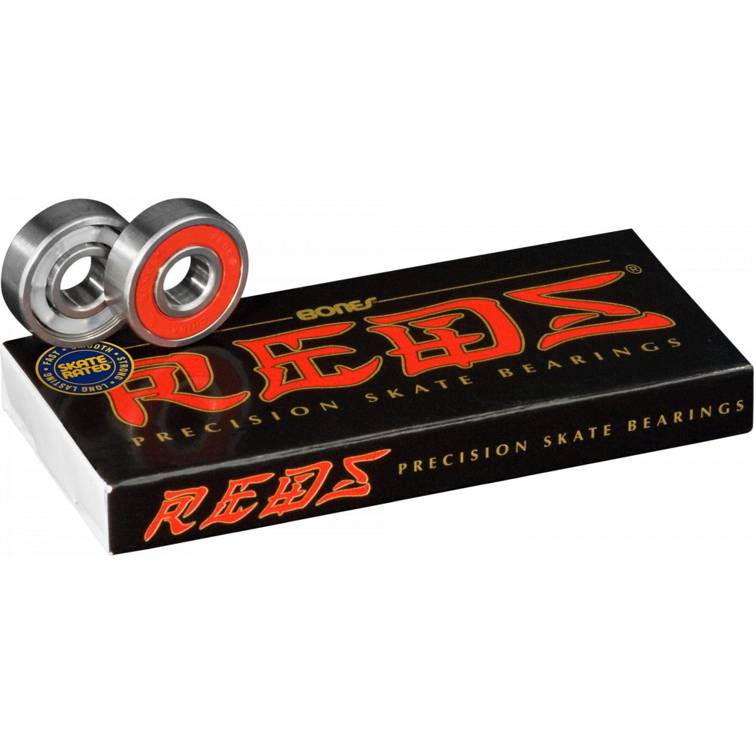 Bones Reds Skateboard Bearings 8pk