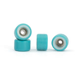 FlatFace Wheels - Dual Durometer White/Turquoise