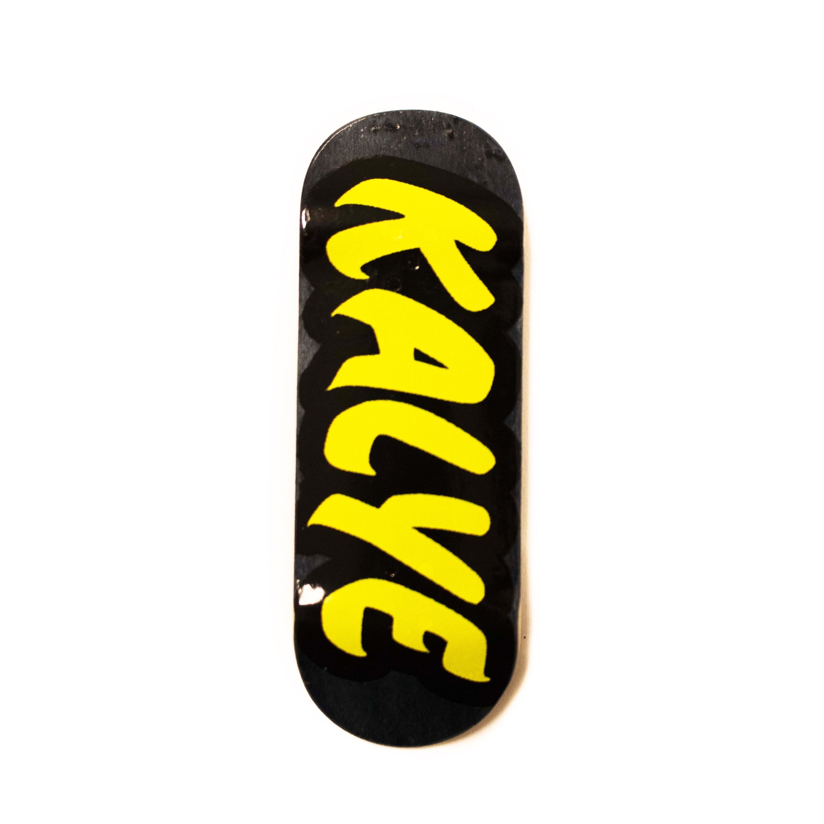 Kalye Decks "Clear Logo" Chubby Muffin Fingerboard Kayle Decks