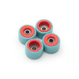 FlatFace Wheels - Dual Durometer Red/Turquoise