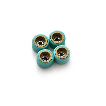 FlatFace Wheels - Dual Durometer Gold-O/Turquoise