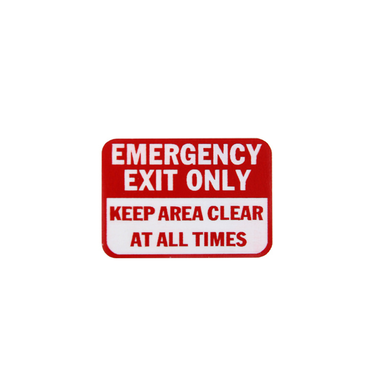 FBS - Mini Sign EMERGENCY EXIT ONLY