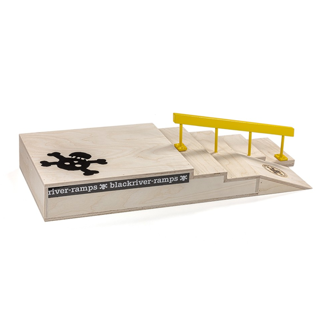 Blackriver ramps - Stairset Square Rail Yellow