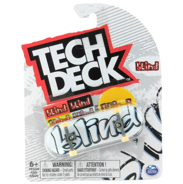 Tech Deck - Blind White Script 32mm Single