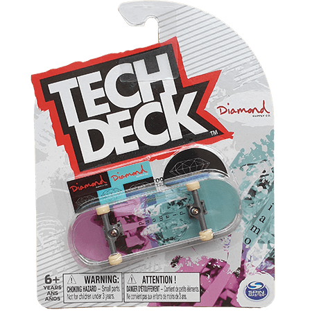 Tech Deck - Diamond Supply Co Pink/Turquoise 32mm Single