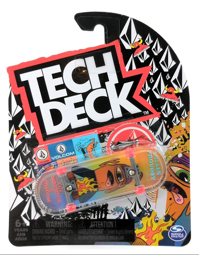 Tech Deck - Toy Machine x Volcom 32mm Single