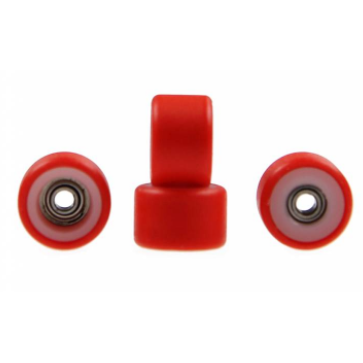 FlatFace Wheels - Dual Durometer White/Red